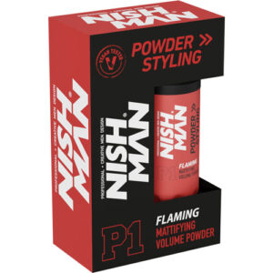 Nishman plaukų formavimo pudra P1 FLAMING, 20g