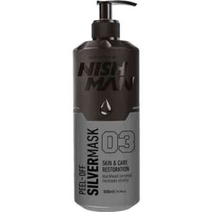 Nishman Sidabrinė nulupama veido kaukė Silver PEEL-OFF  03 200 ML
