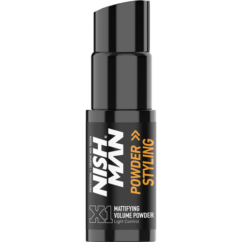 Nishman X1 matinė plaukų formavimo pudra su purkštuvu, 20 g