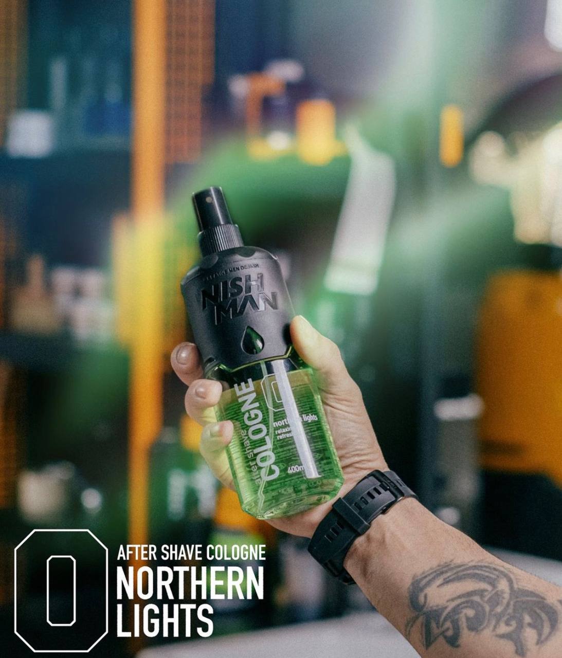 Nishman N.0 Northern Light losjonas po skutimosi, 400 ml