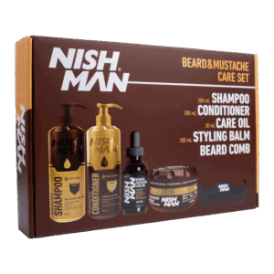 NISHMAN barzdos priežiūros rinkinys BEARD CARE
