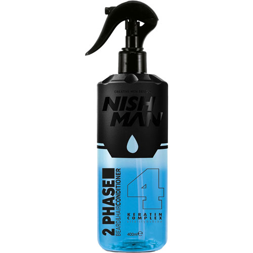 Nishman Dvifazis plaukų ir barzdos kondicionierius 04, 400 ml